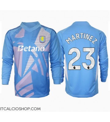 Aston Villa Emiliano Martinez #23 Portiere Terza Maglia 2024-25 Manica Lunga